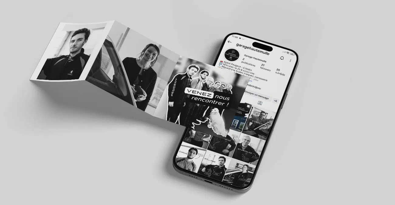 gestion des medias sociaux Garage Hautemulle