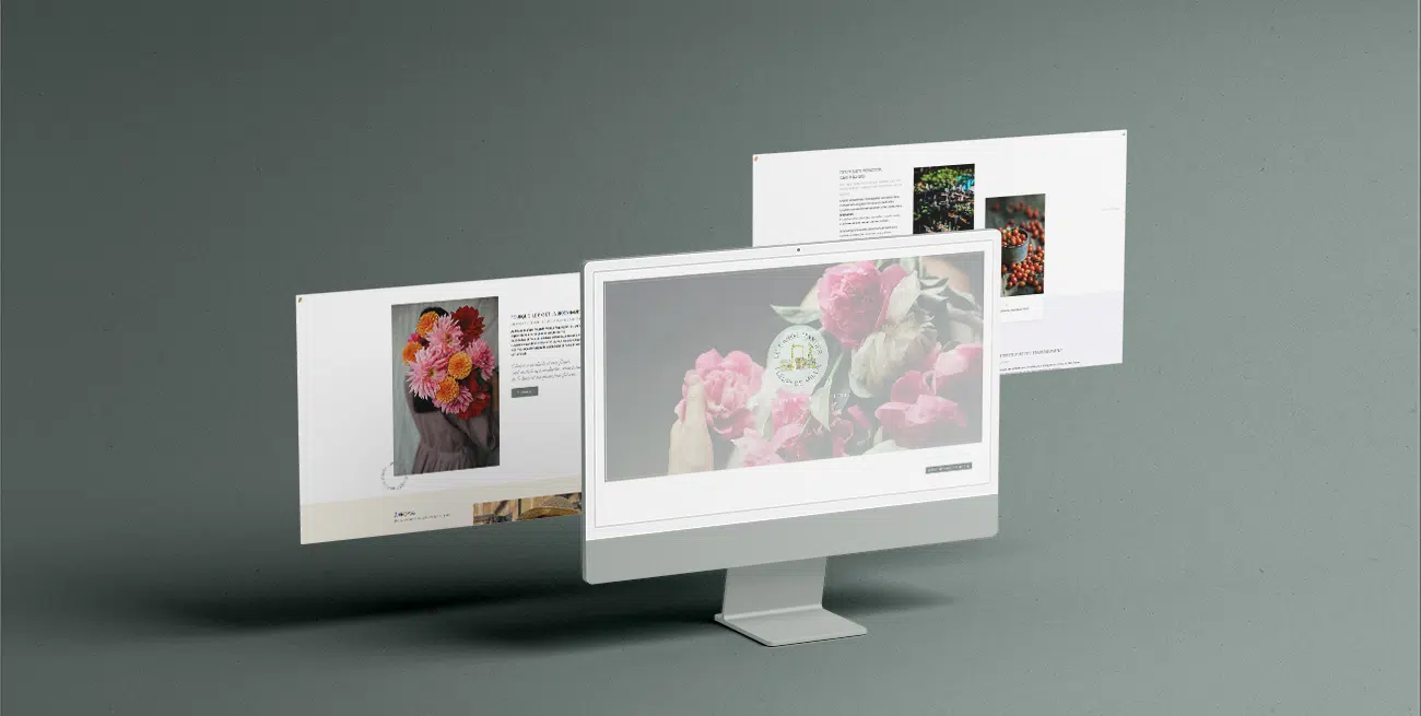 creation site internet pour le Garde Manger Fleuri de Millie à Nocé