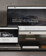 site one page pour garagiste