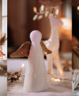 shooting d'inspiration Noël avec Marine, Maud et Élise